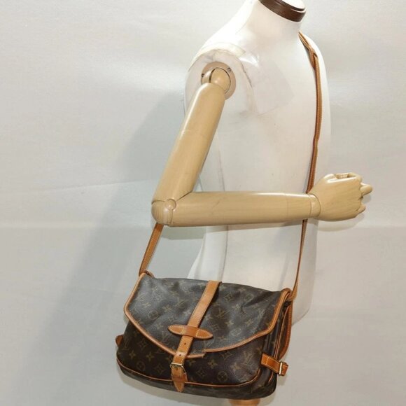LOUIS VUITTON Monogram Saumur 30 Shoulder Bag - Picture 1 of 16